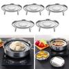 1 pièce Panier à vapeur Nouveau Support Panier à vapeur Acier inoxydable Outil de cuisine Plateau à vapeur Multi-taille Bol Pot Multifonction