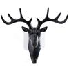 1 Pcs Wall Hanging Hook Vintage Deer Head Antlers For Hanging Clothes Hat Scarf Key Deer Horns Hanger Rack Wall Decoration