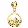 Gold Charms With Tatra Mountains Polish Tatra Mountains Poland Nature Silver 925