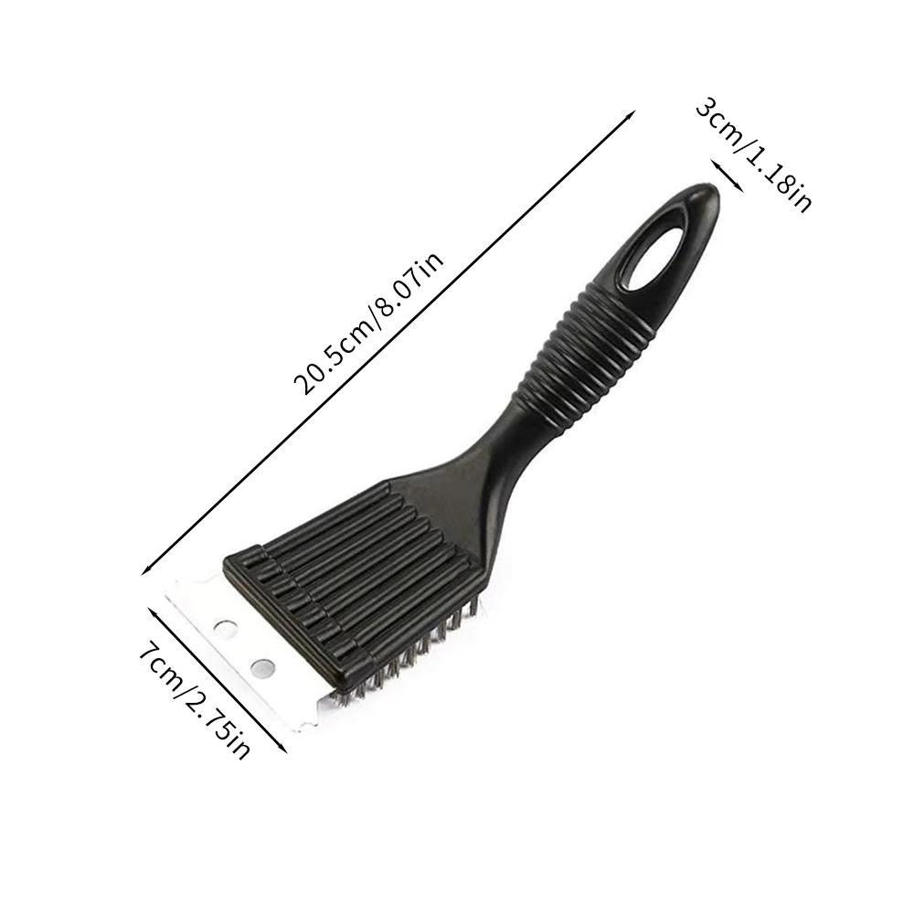 1/2/3 Stück Grillbürste Stahldrahtborsten BBQ Reinigungsbürsten 2-in-1 Antihaft Outdoor Zuhause BBQ Zubehör Werkzeuge