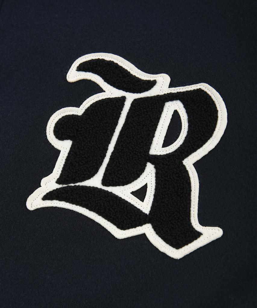 Raw Lab R Old School Heavy Varsity Jacket (Navy)