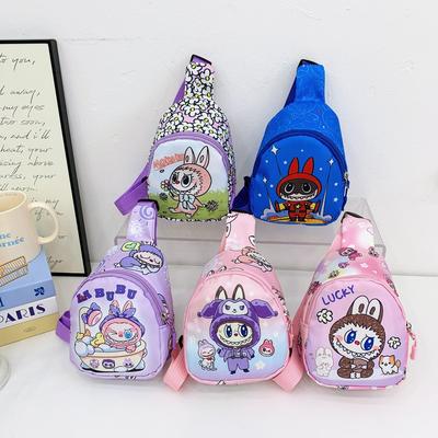 Cute Labubu Fanny Pack Children'S Chest Bags Shoulder Crossbody Bag Girls Boys Outdoor Travel Waist Purse Kids Accessories Gifts