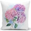 Plant and Flower Hydrangea Printed Linen Pillowcase Home Sofa Living Room Bedroom Pillowcase