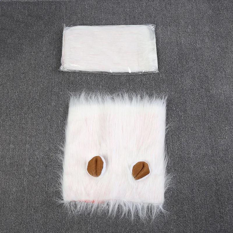 

Cute Pet Dog Cosplay Clothes Lion Mane For Dog Costumes Lifelike Lion Wig For Medium To Large Dogs With Ear Pet Accessories