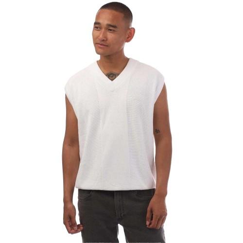 Boss Mens Knitted Relaxed Fit Sweater Vest