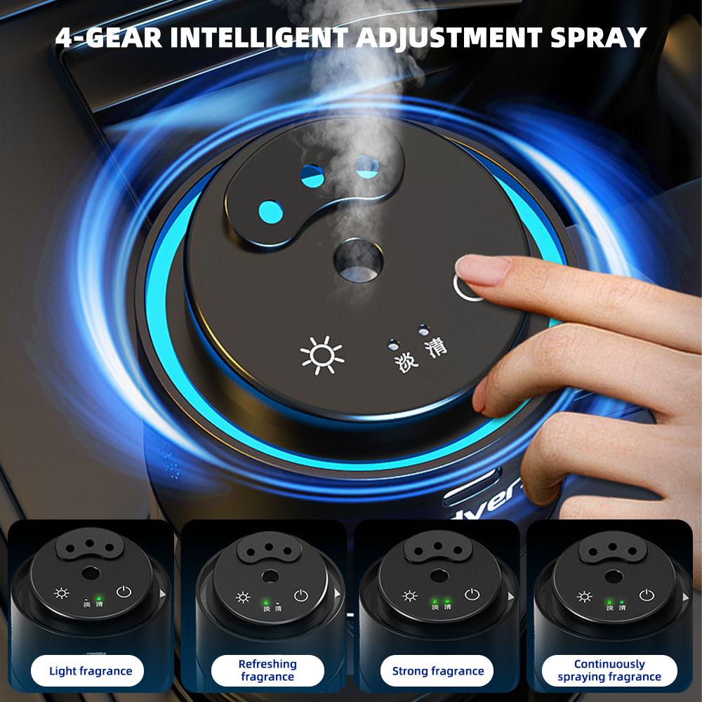Smart Car Air Freshener Starry Sky Roof 150ml Essential Oil Lasting Fragrance Auto On/Off Aromatherapy Deodorizer Car Interior