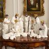 Krippenfiguren Xmases Krippenszenen Statuen Tischdekoration Harz Krippe Heilige Familie Skulpturen Heimdekorationen