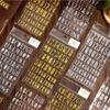 1pcs/1lot Kawaii Scrapbook Stickers  Numbers in English Junk Journal Gold Planner Stationery Sticker Planner Decorative