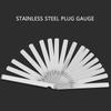 Feelers Gauges Set Stainless Steel Metric and Standard Thickness Gauges Tapered Feelers Gauges Measuring Tool