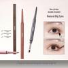 Double-Ended Waterproof Eyeliner Pencil: Smooth, Long-Lasting, Smudge-Proof, Easy for Beginners.