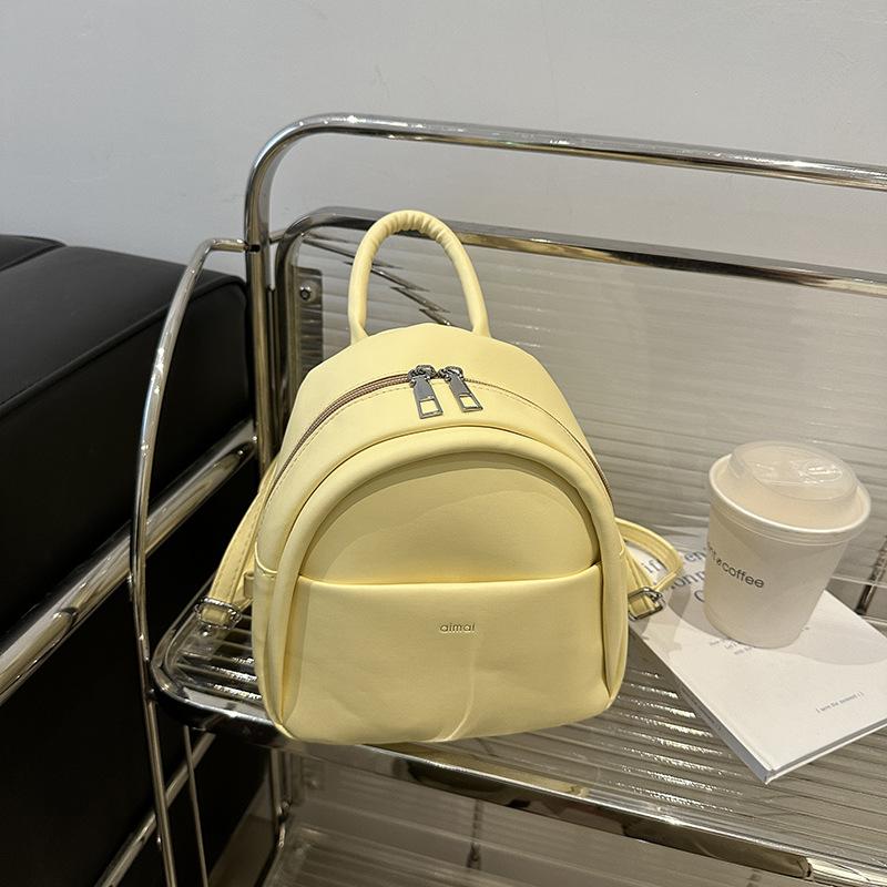 Cute Baby Backpack Fashionable Solid Color Foreign Style Mini Primary School School Bag Children'S Backpack