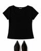DEAR,ME [2Pack] Slim Fit Square Neck T-Shirt