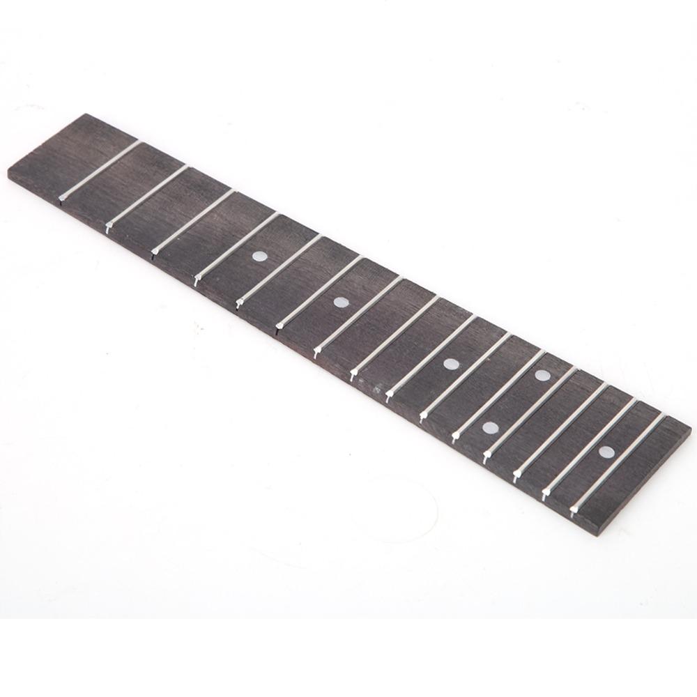 Wooden Color Ukulele Fretboard 21in 23in Ukulele Replacement Neck Ukulele Neck Set Concert Ukulele
