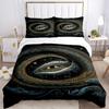 3pc Serpent Universe Cover Set - 1 Quilt Cover + 2 Pillowcases, All Seasons Bedroom Setting, Perfect for Home078