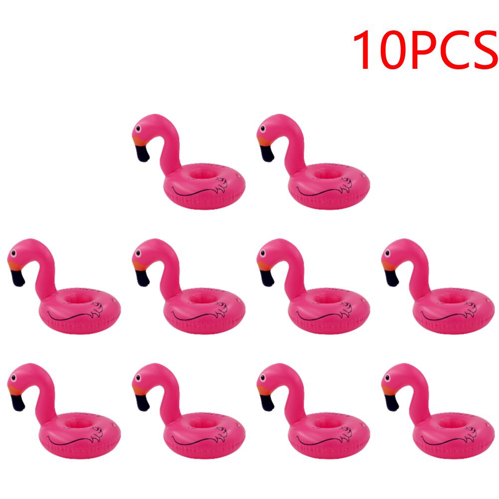 Inflatable Cup Holder PVC Swan Beverage Glass Holder Portable Water Inflatable Coasters for Holiday Birthday Party