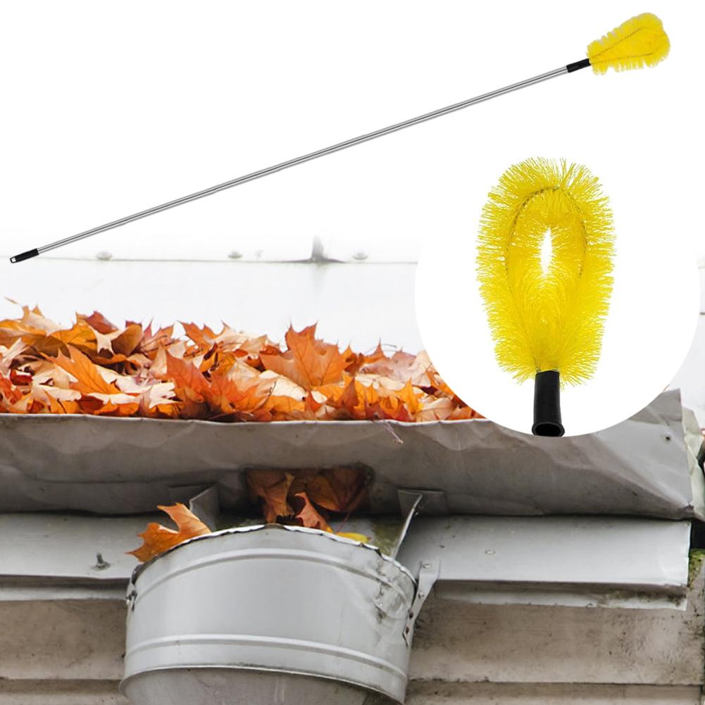 Gutter Cleaning Tools From The Ground Adjustable Roofing Tool Rain Gutter Guard Cleaner Tool for Easy Removing Leaves and Debris