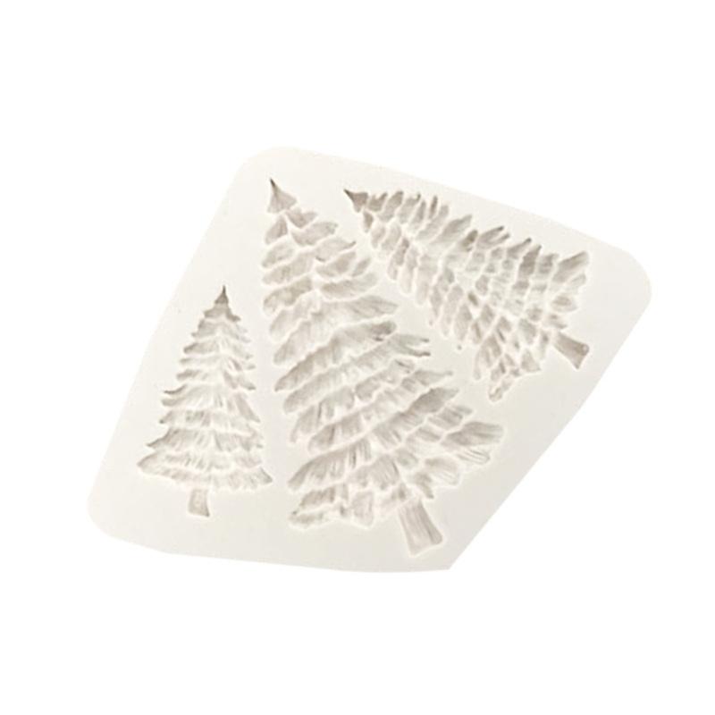 Silicone Fondant Mold Christmas Tree Shaped Diy Craft Sugar Chocolate Cake Decorating Tools
