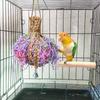 Parrot Shredder Toy Dry Anti-biting Parrot Cage Foraging Toy Chewing Toy with Bell Parrots Toys and Bird Accessories for Pet Toy