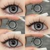 EYESHARE 1 Pair Colorful Contact Lenses 0.00~ -6.00 Myopia Prescription Brown Natural Lenses Yearly Beauty Pupils