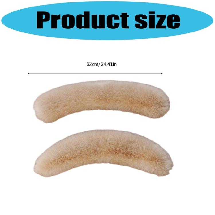 Soft Winter Neck Scarf Friendly Artificial Furs Design Portable Winter Scarf For Hiking Running And Travel