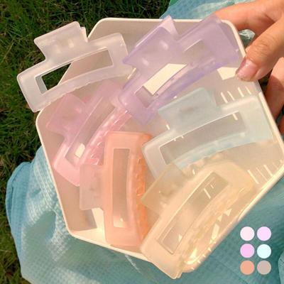 Transparent Hair Clip, Summer Pastel Bling Hair Pin