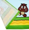 Marushin Baby Bath Nintendo First Gauze 4485006400 Towel, Mario, 90x90cm, Stage, 100% Cotton, & Pile,