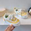 Children's board shoes 25 autumn new boys' sports shoes girls' casual shoes medium and small children's soft-soled breathable white shoes