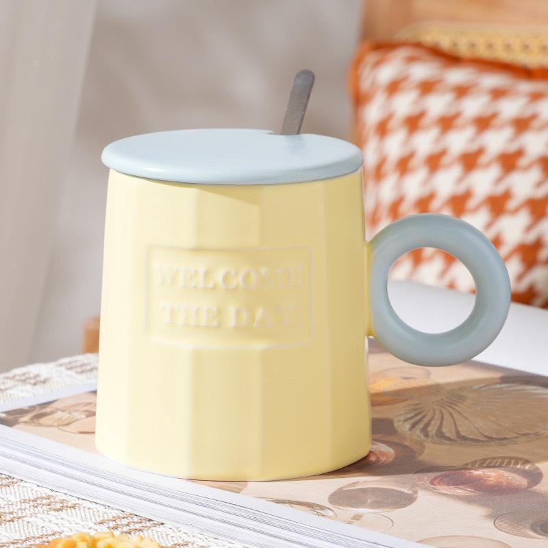 High value Contrasting Mug Ins Style Niche Design Mug Gift Box Creative Water Cup Coffee Cup