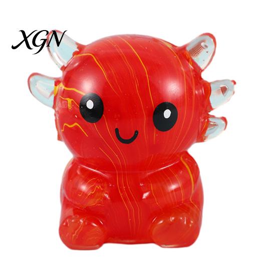 Palm Kneading Toy Salamander Squeeze Toy, Slow Rising Soft Cute Animal Fidget Portable Ball Rebound Stress Balls Home Office Sensory Gifts for