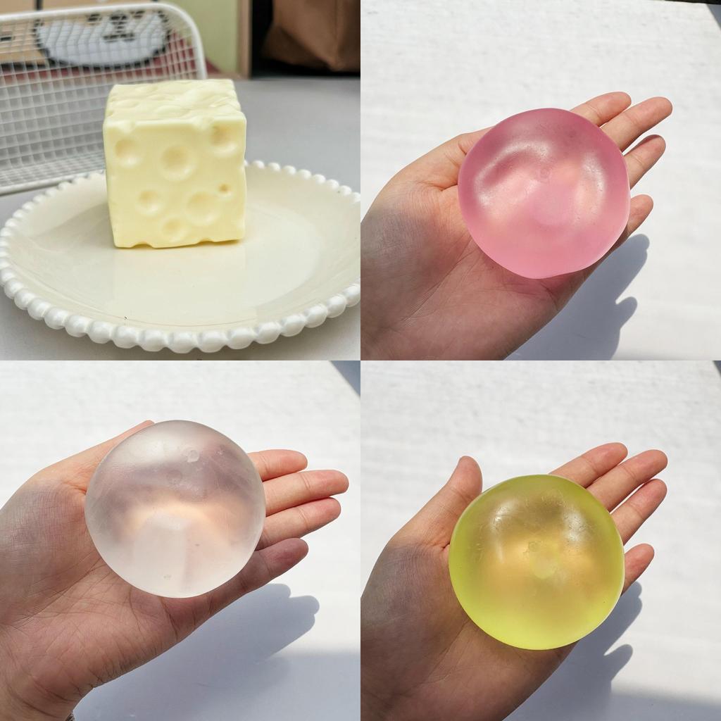 Tpr Stress Relief Toy With Soft Plastic Moldable Balls For Kids And Teens
