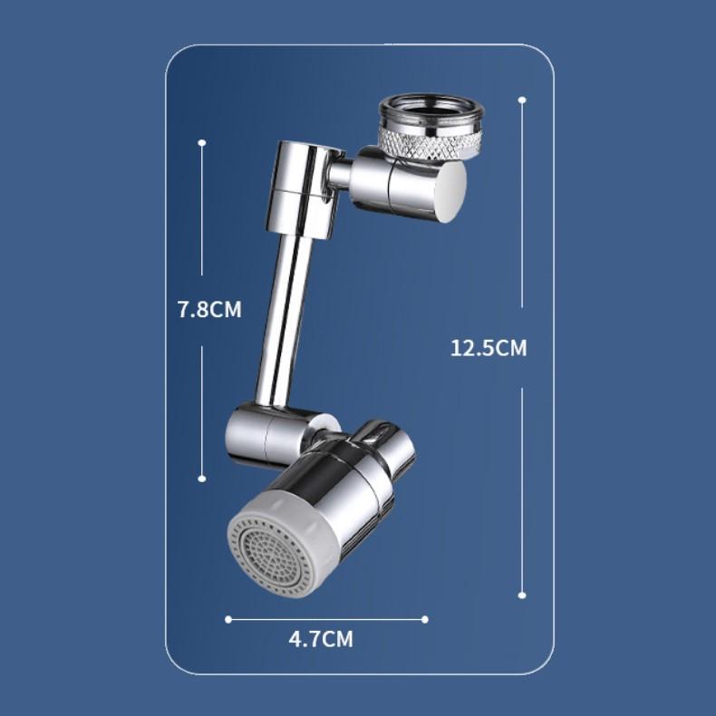 Buy Robotic arm faucet extender, universal splashproof rotating faucet
