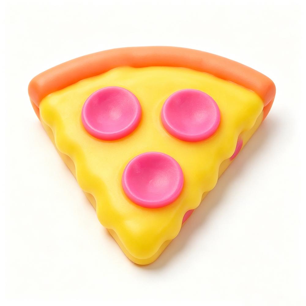 Bai Fen Bai Toys Schylling Needoh Pizza Sensory Fidget Cube - Stress Relief Squishy Anti-Anxiety Cube For Focus Adhd Population