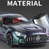 1/24 Benzs-GT GTR Alloy Sports Car Model Diecast & Toy Vehicles Metal Racing Car Model High Simulation Sound and Light Kids Gift