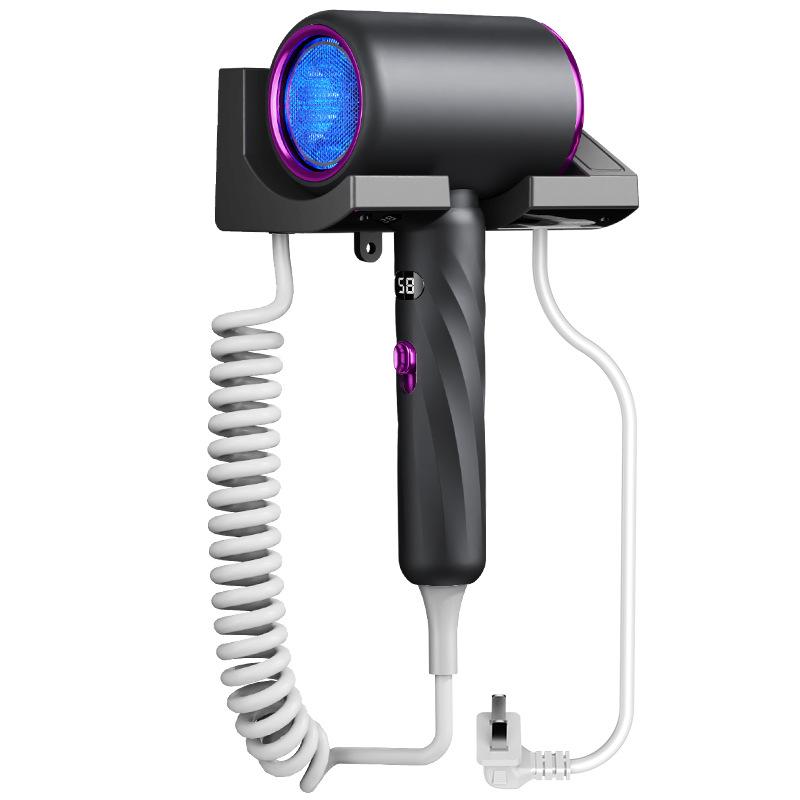 High-Speed Wall-Mounted Hair Dryer for Hotel and Guesthouse Bathrooms European Standard