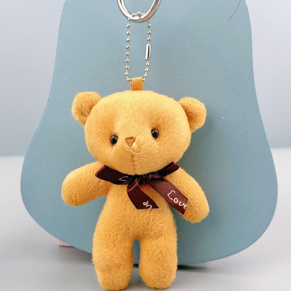 Portachiavi Ciondolo Tuta Peluche Orsacchiotto - Piccolo Giocattolo Regalo