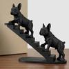 Creative Desktop Staircase Decorations 3D Printed Decorative Bulldog Ornaments  Bedroom Decor