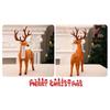 1/2/3pcs Simulation Sika Deer Ornaments Plush Toys Christmas Reindeer Figurine Decor Dolls Animal Model Christmas Ornaments Gift