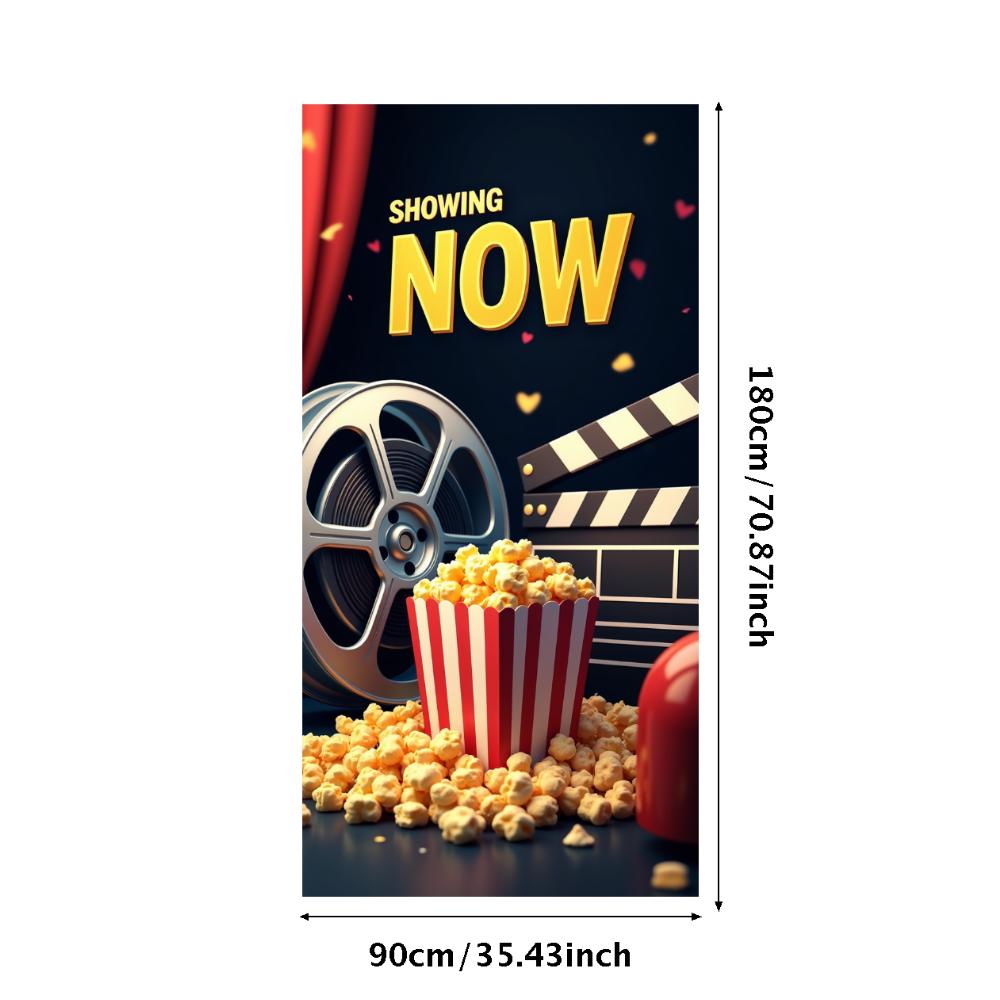 Cinema Banner Lightweight Party Display Movie Theater Popcorn For Indoor Home Theater