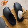 Winter new cotton slippers household home indoor thick bottom warm non-slip waterproof slippers winter