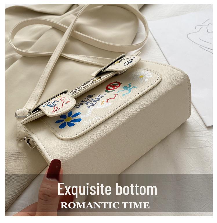 2023 Trendy Women's Colorblock Graffiti Crossbody Bag - Summer Fashion