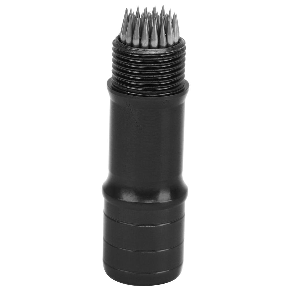 Billiard Cue Tip Pricker Pool Stick Skin Piercing Needle Pricking Pin with KeychainBlack