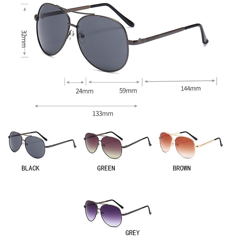 Noi ochelari de soare polarizați pentru bărbați, cu oglindă broască, cadru metalic, ochelari de soare pentru șofer cu cadru complet, polarizați.