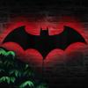 Bat Shape Lamp Night Light with Remote Control 16 Colors Changing Decorative Neon Sign LED Signal Lamp Party Decoration