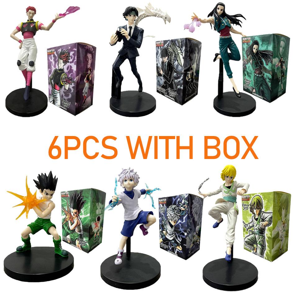 Hunter X Hunter GON FREECSS Figuras de Anime Killua Zoldyck Figura de Acción Kurapika Figura Modelo Coleccionable Decoración de Habitación de Adulto Juguetes