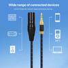 Reliable 3.5mm to XL Wire with Reinforced PVC Braiding Advanced Patches Cable Clear & Smooth Sound for Music Playbacks