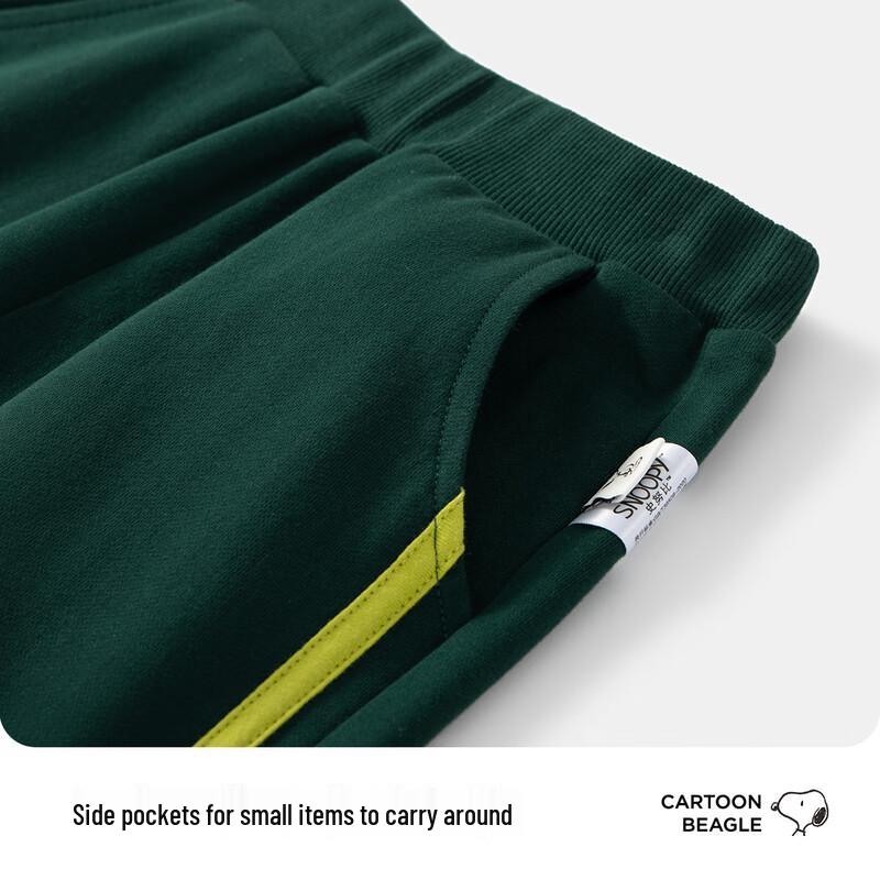 Snoopy Boys' Spring Casual Polo Sweatshirt & Pants Set