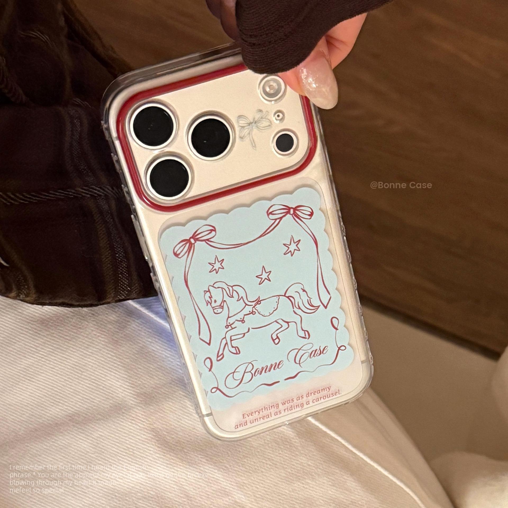 

Прозрачный Пони Подходит для Чехла на Мобильный Телефон Apple 17 Iphone17promax Рождественский Год 13 Мультяшный Характер 15 Мягкий Комплект iphone 17pro max