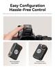 Hollyland Lark M2S Wireless Microphone, 300m Range, 48kHz/24bit HD Audio, 30H Battery, Noise Cancellation, USB-C/3.5mm for Camera Phone