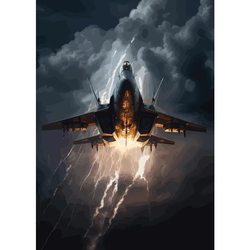 Poster Avioane de Luptă Combate Aeriene Avioane Vintage Decolare Pictură pe Pânză Artă Murală Imagini pentru Sufragerie Decor Acasă