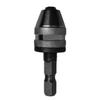 Convenient and Efficient Hex Shank Drill Bit Tool Adapter Black/Silver